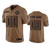 Men's Atlanta Falcons Active Player Custom 2023 Brown Salute To Setvice Limited Football Stitched Jersey,baseball caps,new era cap wholesale,wholesale hats